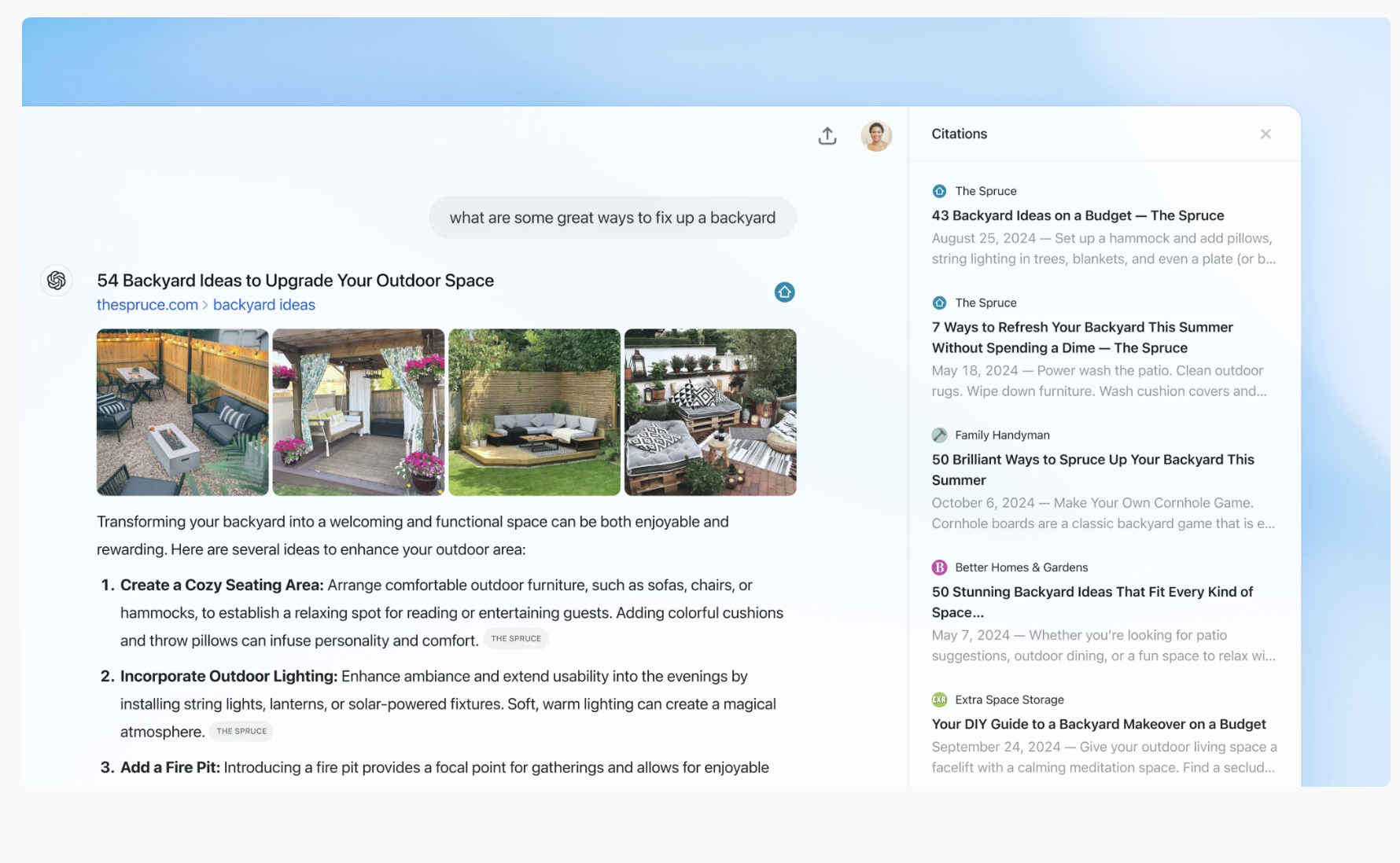 OpenAI lanza su motor de búsqueda en ChatGPT